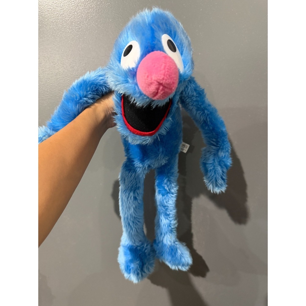 Vintage SESAME STEET Grover Authentic WORKSHOP NANCO Soft PLUSH Toy